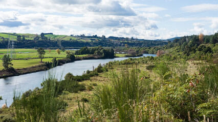 The Waikato River just outside Taupo, New Zealand