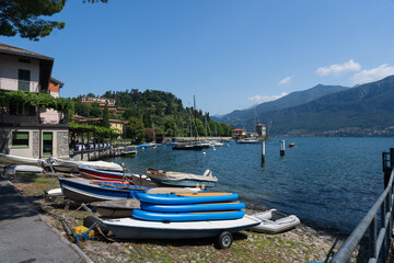 View from the town of Bellagio on the shores of Lake Como