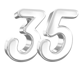 Silver Number 35