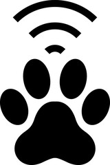 Animal chipping icon. Pet Microchip. Vet Microchip implant sign