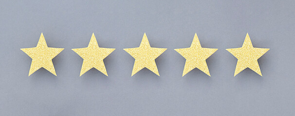 Customer Experience Concept, Best Excellent Services Rating for Satisfaction present, banner.