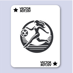 Football on a beach sand