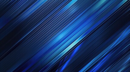 Abstract blue diagonal lines create a dynamic and modern background.