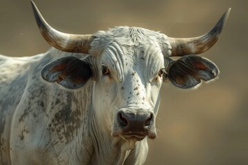 Naklejka premium Brahman cow