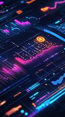 Fototapeta premium Info graphics digital marketing