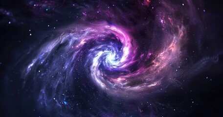 A vibrant spiral galaxy showcasing cosmic colors and swirling gases.