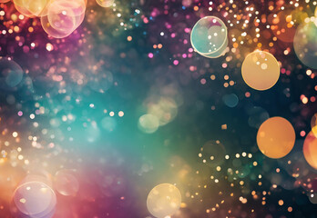 abstract background with bokeh