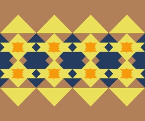 native pattern native pattern Designed for native style geometric shape background fabric carpet ikat tribal batik vector illustration pattern