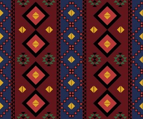 native pattern native pattern Designed for native style geometric shape background fabric carpet ikat tribal batik vector illustration pattern