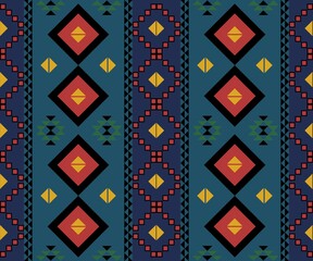 native pattern native pattern Designed for native style geometric shape background fabric carpet ikat tribal batik vector illustration pattern