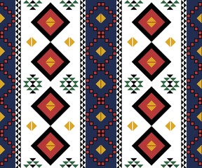 native pattern native pattern Designed for native style geometric shape background fabric carpet ikat tribal batik vector illustration pattern
