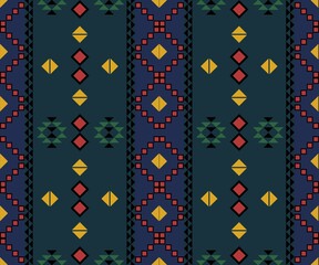 native pattern native pattern Designed for native style geometric shape background fabric carpet ikat tribal batik vector illustration pattern