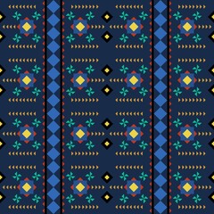 native pattern native pattern Designed for native style geometric shape background fabric carpet ikat tribal batik vector illustration pattern
