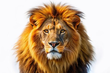 Fototapeta premium Tilt-shift photography captures Tanzania's Lion Monarch amidst breathtaking landscapes, showcasing stunning animal portraits and their natural habitat, embracing the essence of a wild safari experienc