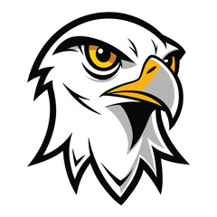 Obraz premium american eagle with a ribbon