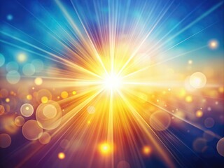 Translucent sunlight effects in double exposure photography, featuring radiant horizontal rays, vector blur, and a transparent background for unique and creative decor elements.