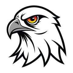 eagle head vector illustration