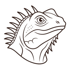 illustration of a cartoon crocodile