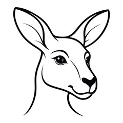 animal head logo vector illustration