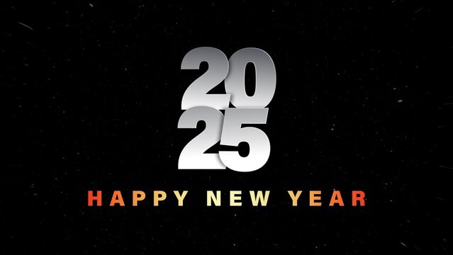 Modern Happy New Year Celebration Title Intro