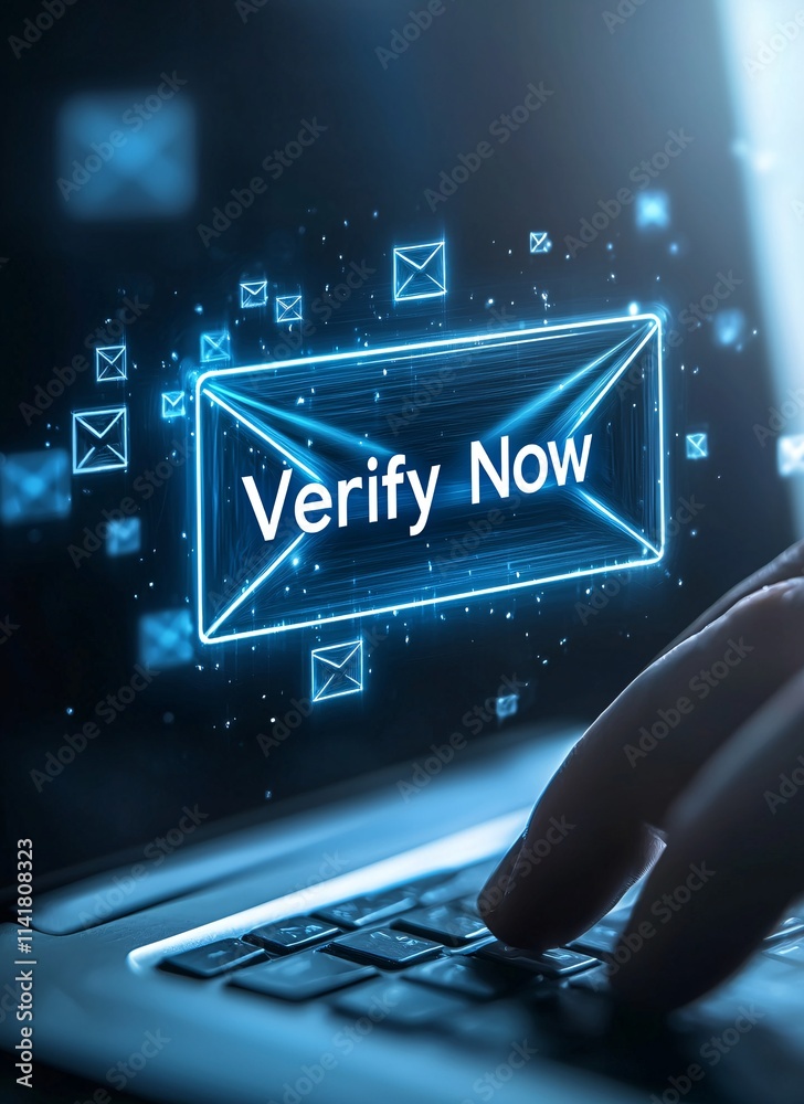 Poster a user confirming their email address by clicking a 