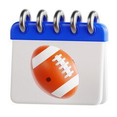 American Football Game Schedule Calendar