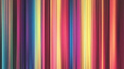Abstract Colorful Vertical Stripes Design