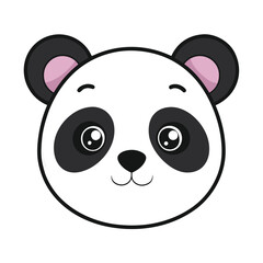 Fototapeta premium panda bear cartoon