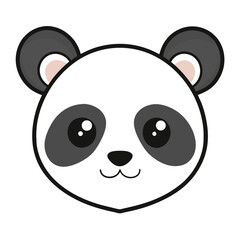 panda with a smile
