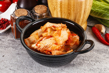 Korean cuisine fermented cabbage kimchi