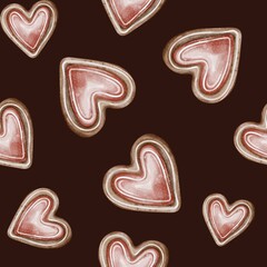 chocolate seamless pattern