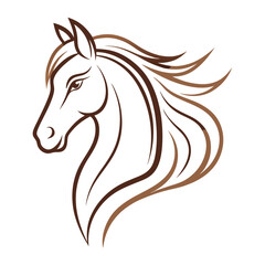 horse head silhouette