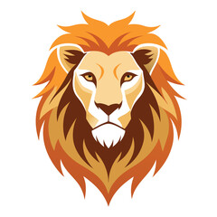 lion head vector