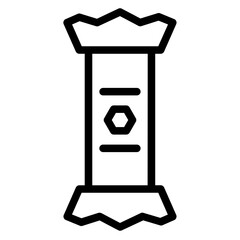 Snack Biscuit Sweet Line Icon