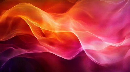 Obraz premium Abstract Red Orange Yellow Wave Pattern Design