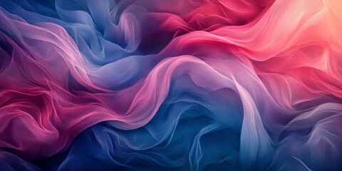 Obraz premium Abstract vibrant color flow abstract grainy background pink blue purple red noise texture summer banner header poster design, Generative AI