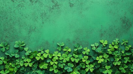 a green wall with a bunch of green leaves