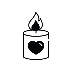 Unity Candle vector icon