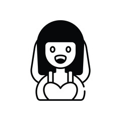 Bride vector icon