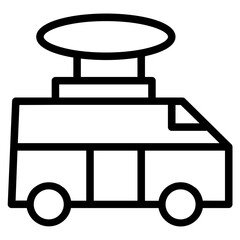 Trip Travel Road Line Icon