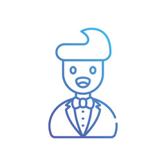 Groom vector icon