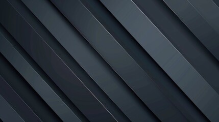 Obraz premium A modern abstract background featuring diagonal lines in varying shades of dark gray.