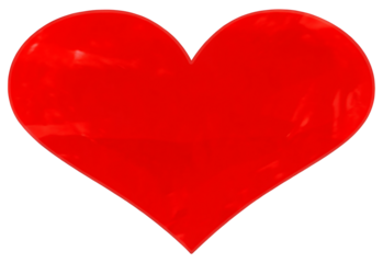  black heart shape sticker isolated on a white background PNG.AI GENERATED