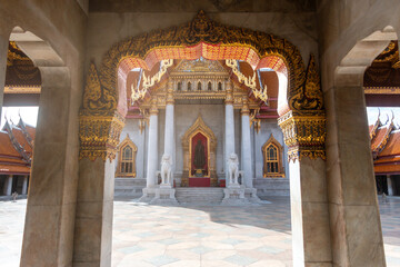 Wat Benchamabophit Dusitvanaram is a Buddhist temple in Dusit District of Bangkok, Thailand. Also known as the Marble Temple, it is one of Bangkok's best-known temples and a major tourist attraction