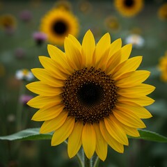 Summer Sunflowers flower background yellow flower