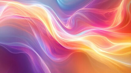 Fototapeta premium Abstract Colorful Waves of Light and Energy