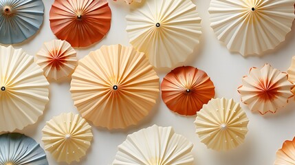 Creative paper decorations for events home decor art display indoor setting aesthetic inspiration