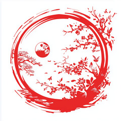 Obraz premium Vector logo illustration 