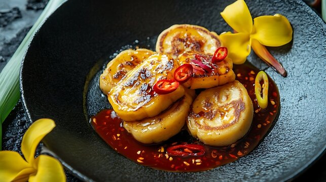 Lempeng Pisang with a Fiery Twist