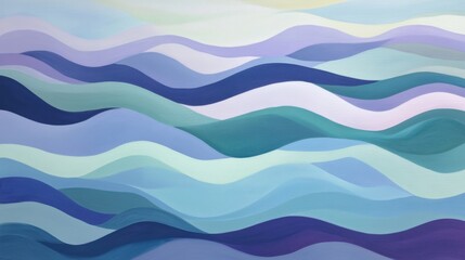 Fototapeta premium Calming Rhythms: Abstract Art for Inner Peace
